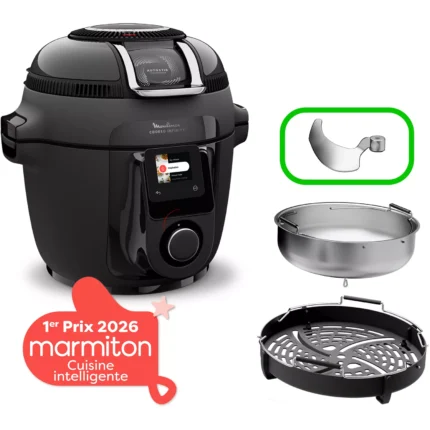 Cookeo MOULINEX Multicuiseur Airfryer Cookeo Infinity avec pale Noir