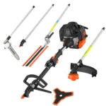 Débroussailleuse thermique 5 en 1 Multitool avec élagueuse sur perche inclinable