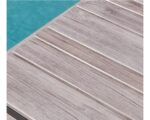 Salon de jardin en acier coloris beige - 6 places places - cavalaire beige - ozalide – Image 3