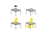 Pergola bioclimatique autoportée PIANA 4x3m aluminium gris - Lames orientables – Image 8