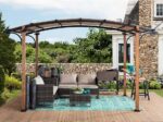 Pergola Skuta Sunjoy, 41x26m dim ext (cas échéant incl débord de toit) revêtu par poudre, épaisseur paroi : 10,5m² totale – Image 9