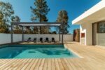 Pergola bioclimatique autoportante motorisée aluminium Oviedo gris 6 x 3 m – Image 4