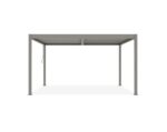 Pergola bioclimatique autoportée PIANA 4x3m aluminium taupe - Lames orientables – Image 4
