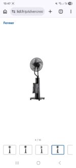 Ventilateur sur pied avec fonction vaporisation SSVS 70 C3 – Image 5
