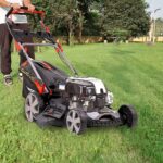 Tondeuse thermique tractée 161CC avec moteur Briggs and Stratton, mulching et éjection latérale - Gardeo Pro – Image 5