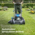 Hyundai Tondeuse à gazon Thermique Auto-tractée sans fil 51cm 196cc 4-en-1 Bac 60L Noir HYM20200SPX – Image 5