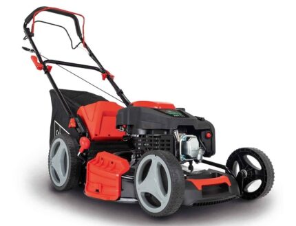 Tondeuse thermique autotractée MS225-53 Scheppach - moteur 4T 224 cm3 - largeur de coupe 53 cm - 25-75 mm - 1800 m2 - bac 65L