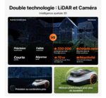 Robot tondeuse sans fil périphérique connecté Segway Navimow i210 LIDAR 1000 m² – Image 5