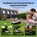 Robot tondeuse sans fil périphérique connecté Segway Navimow i210 LIDAR 1000 m² – Image 3