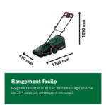 Tondeuse à gazon électrique sans fil sur batterie Bosch Rotak 18V-32 65mm 1x4Ah – Image 11