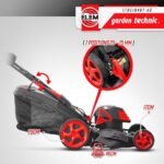 Tondeuse à gazon électrique tractée 1800W - 46CM avec carter en acier - Elem Garden – Image 2