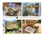 Pergola bois - 4m x 5m - indépendante - sens profondeur - livraison comprise – Image 6