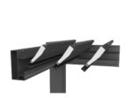 Pergola bioclimatique autoportée aluminium gris métallique Biohort 4 x 3 m – Image 2