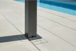Pergola bioclimatique autoportée aluminium gris métallique Biohort 4 x 3 m – Image 5