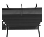 Pergola rétractable dim. 5,97L x 3,58l x 2,23H m structure robuste alu toile polyester haute densité 180 g/m² incluse gris – Image 2
