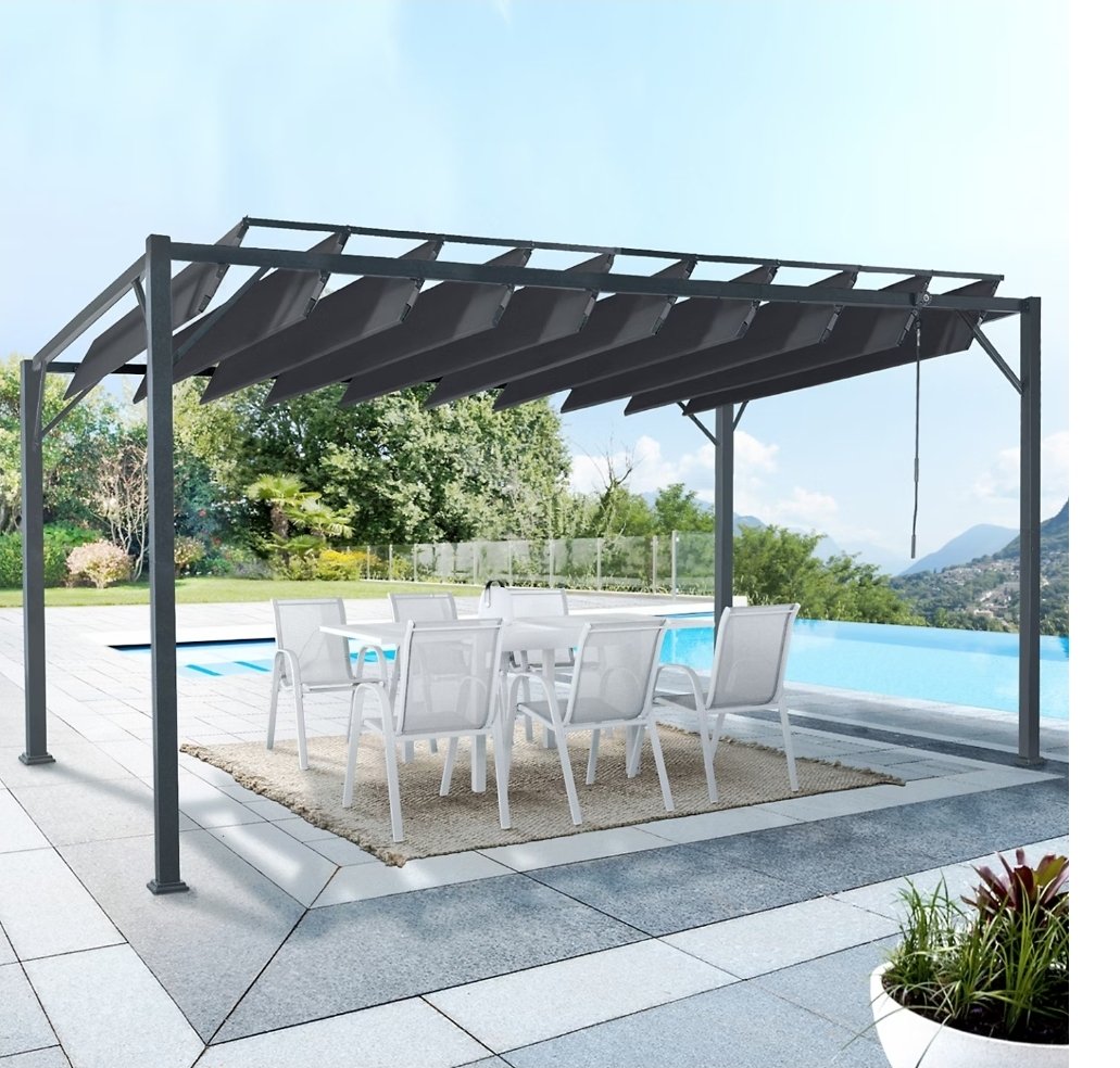 2026/09/6436.jpg Pergola lames orientables 3x4 M gris anthracite – Image 1