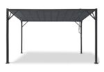 Pergola lames orientables 3x4 M gris anthracite – Image 8