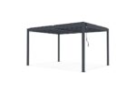 Pergola bioclimatique autoportée PIANA 4x3m aluminium gris - Lames orientables – Image 9