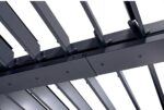 Pergola bioclimatique autoportée PIANA 4x3m aluminium gris - Lames orientables – Image 8