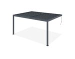Pergola bioclimatique adossée PIANA 4x3m aluminium gris - Lames orientables – Image 6